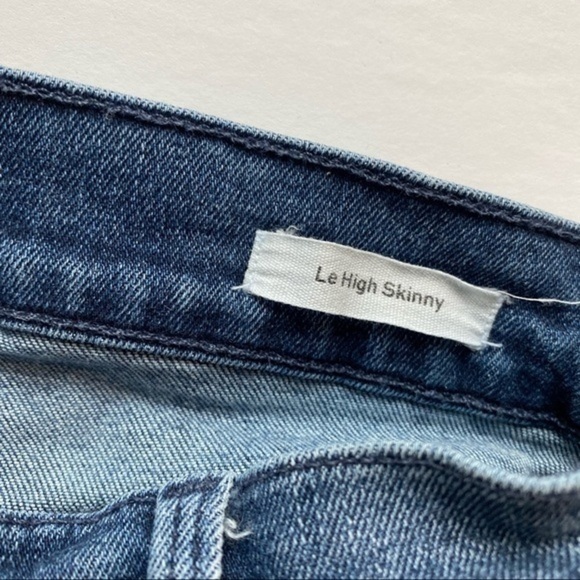 Frame Denim • Le High Skinny Jeans Magellan Destroyed Details - Picture 5 of 8